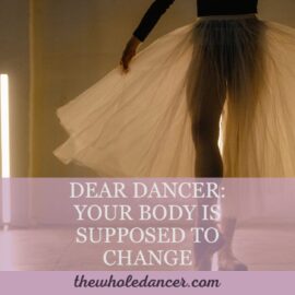 dancer body change