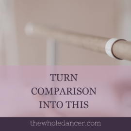 Dancers: Turn Comparison Into This